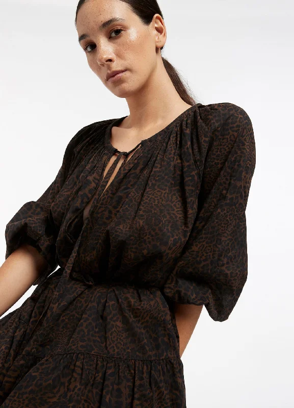 Pantera Bell Sleeve Kaftan - Chocolate