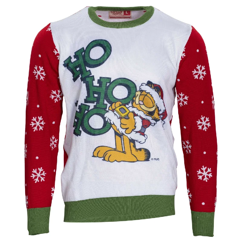 Garfield Santa "HO HO HO" Ugly Christmas Sweater