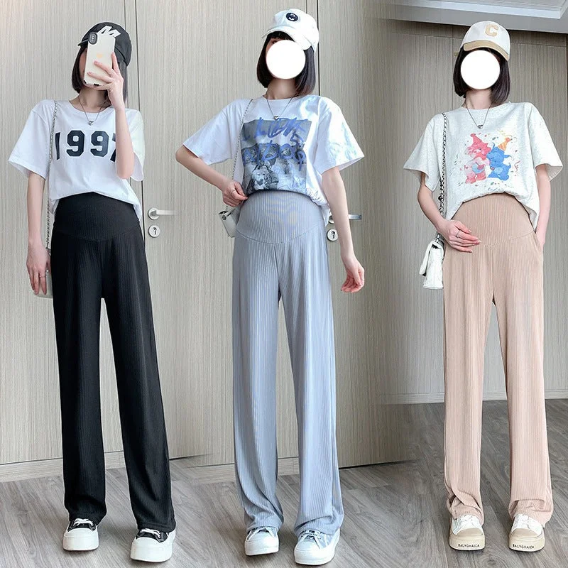 NiDELL: Women’s Vintage Loose Trousers Belly Support For Autumn