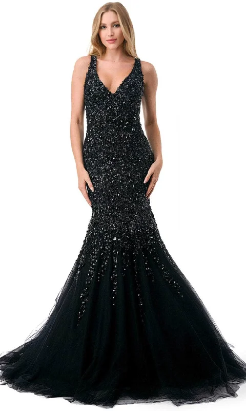 Aspeed Design L2802K - Cutout Back Mermaid Evening Gown