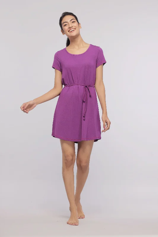 Breezy Purple Sleep Dress