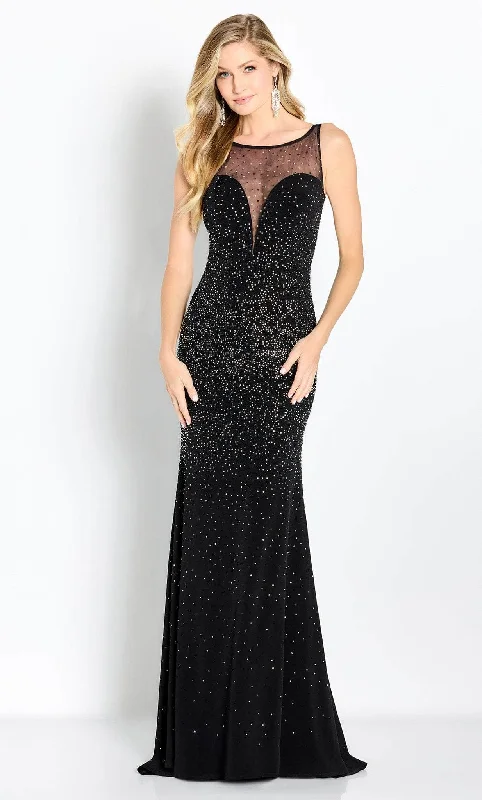 Cameron Blake CB757 - Sleeveless Beaded Evening Gown