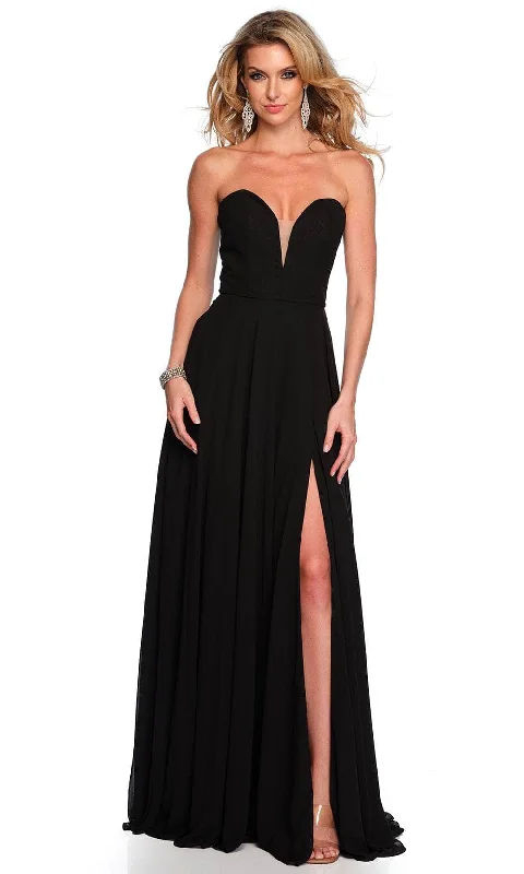 Dave & Johnny 11355 - Strapless Plunging Sweetheart Prom Gown