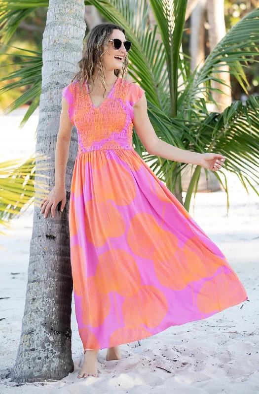 Malibu Dress / Magenta Fan Coral