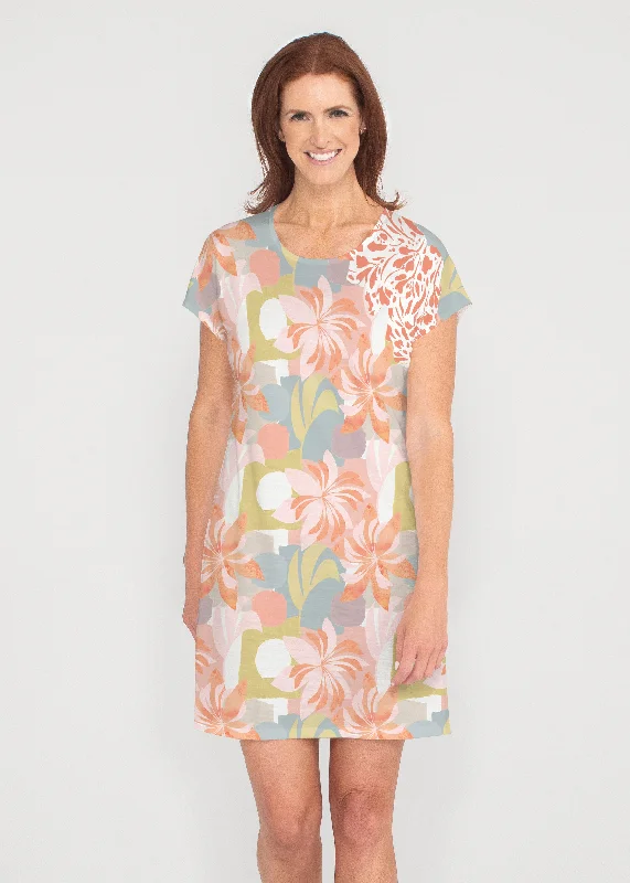 Garden Collage (8049) ~ Lucy Tee Dress