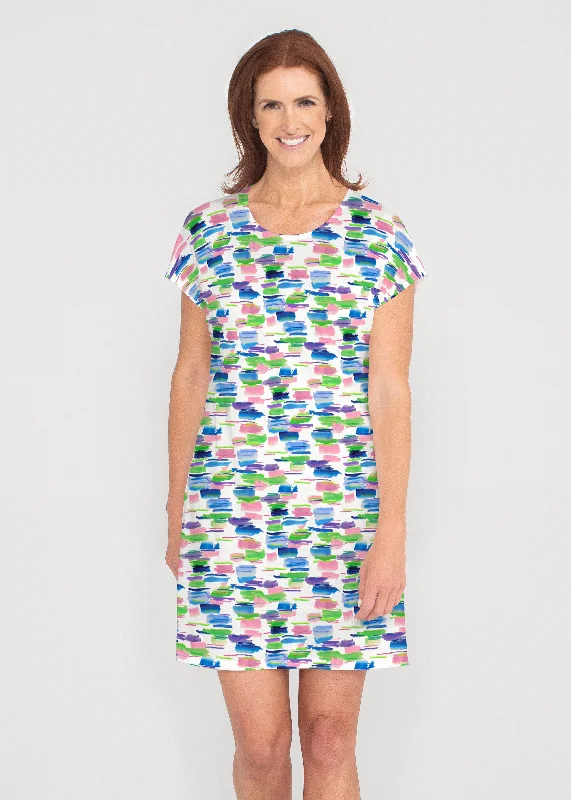 Pops of Bliss (8047) ~ Lucy Tee Dress