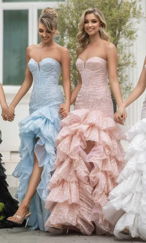 Portia and Scarlett PS25250 - Tiered Mermaid Prom Dress