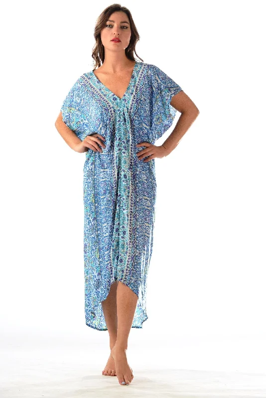 Santorini Kaftan / Blue-Violet