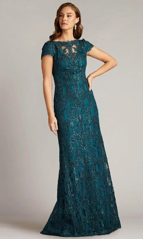 Tadashi Shoji CGX16575L - Embroidered Mermaid Evening Gown