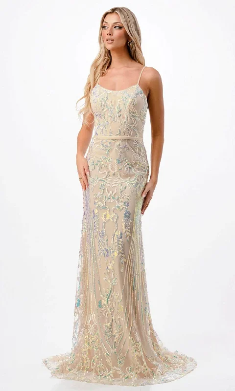 Trevi Collection P2116 - Sleeveless Fitted Mermaid Prom Gown