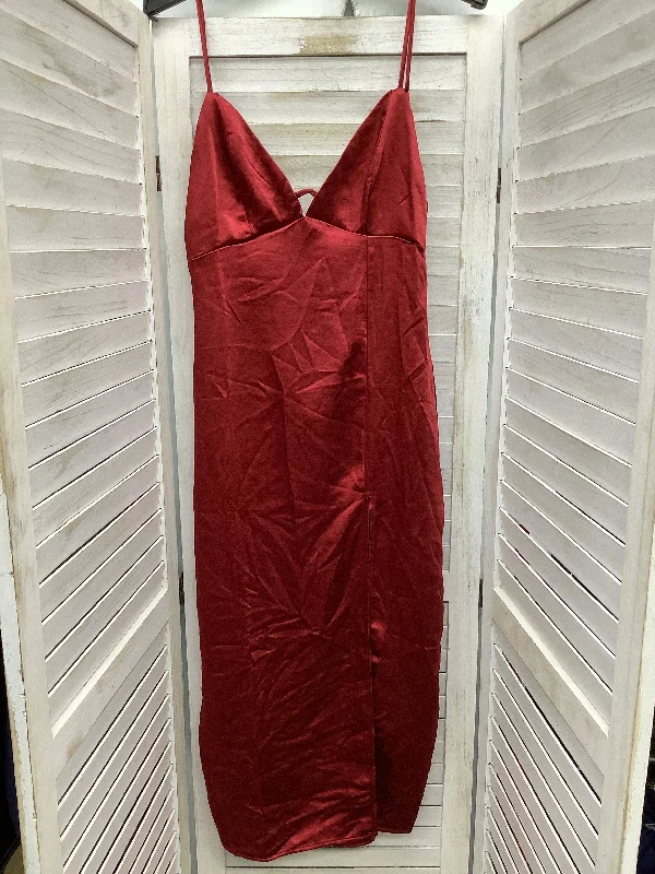 Dress Party Midi By Wild Fable In Red, Size: M