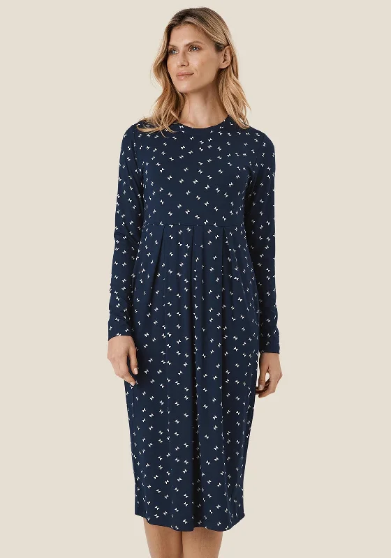 Masai Namo Tulip Style Midi Dress, Maritime Blue