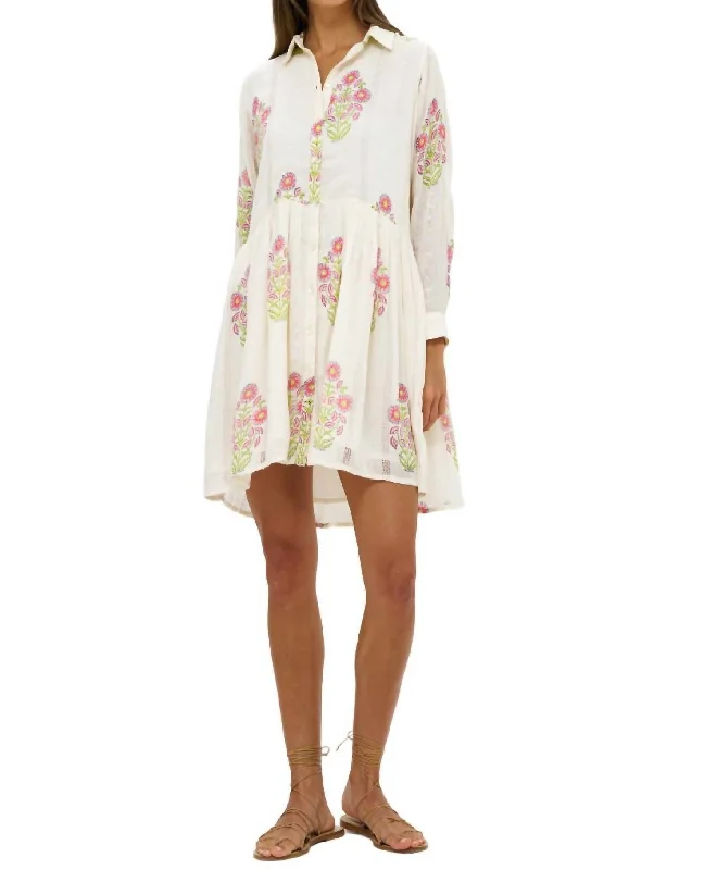 Shirt Dress In Algarve Pink